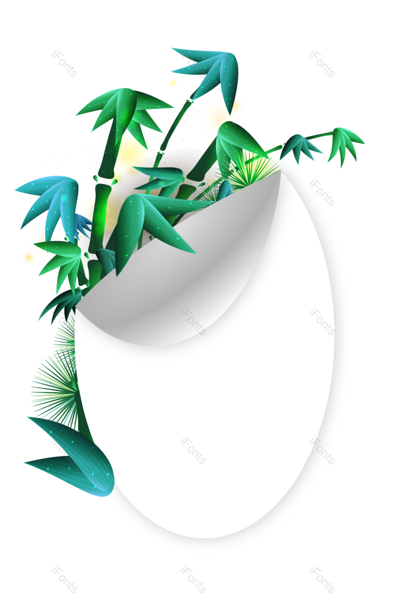 边框图片,矢量素材元素,花草PNG,春天免抠素材